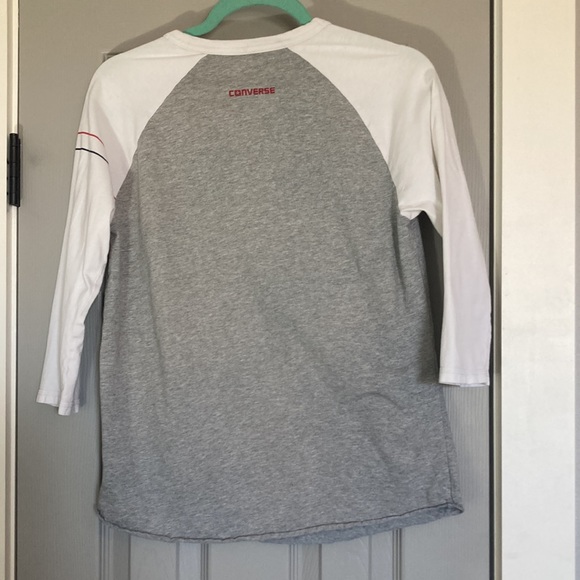 Converse 3/4 Sleeve Raglan Shirt - SM - Picture 4 of 6